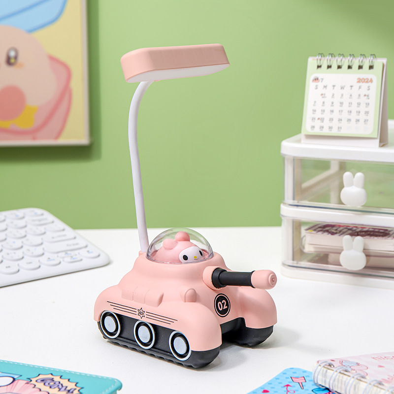 MU353-2 탱크 소형 테이블 램프 핑크