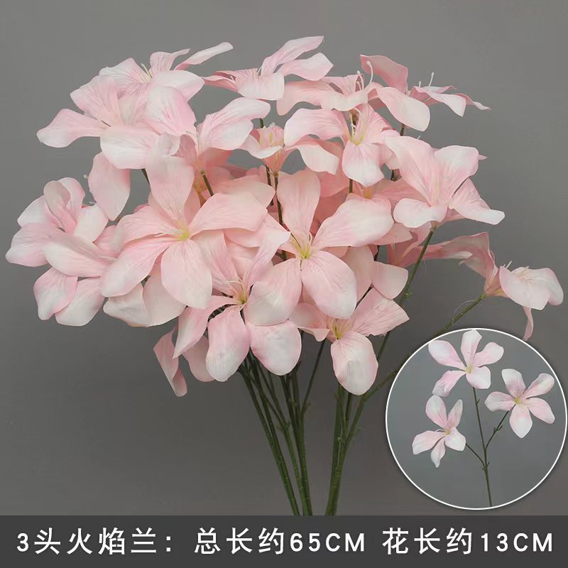 10 flores rosadas bodas flores de seda decoración floral flores falsas hortenida Wenxin Road Artes florales otros