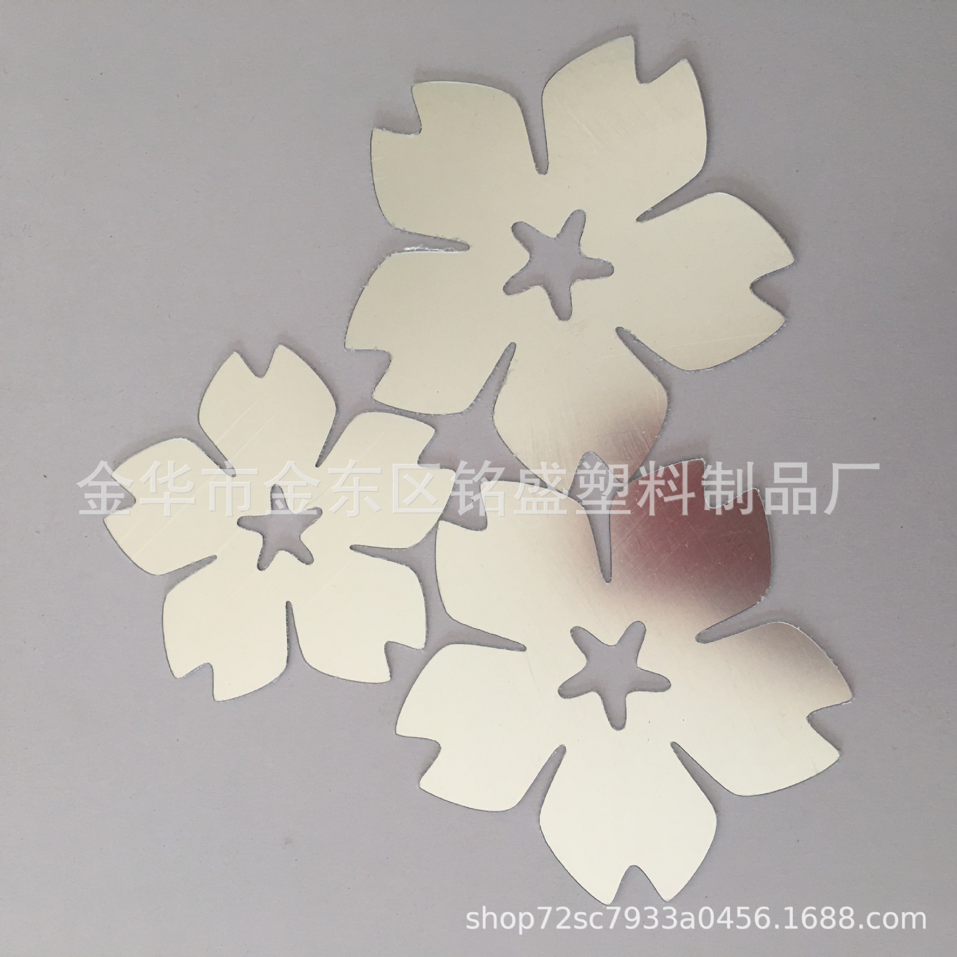 跨境家居装饰亚克力镜面墙贴花形六边形背景墙亚克力墙贴厂家定制