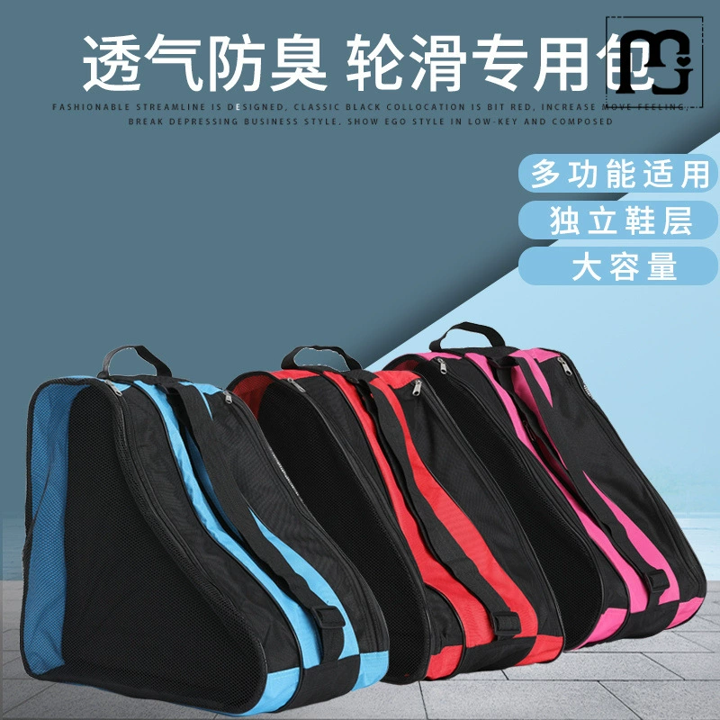 Children's skates, equipment, waterproof organizer bag one shoulder for adults for street skating, increased thickness