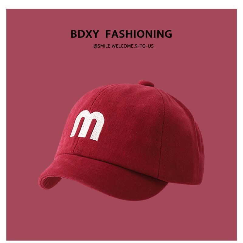 Burgundy, with embroidery