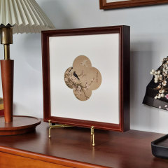 Chinese medieval-style decorative painting, French-style Chinese floral and bird painting, traditional Chinese retro bedroom headboard tea room minimalist Japanese-style painting