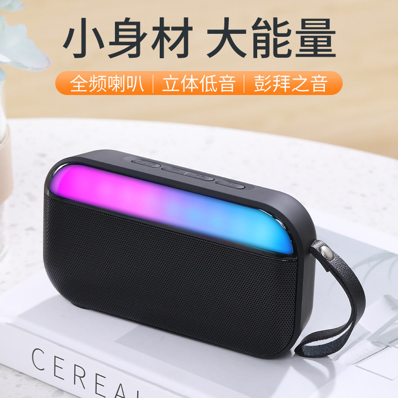 Manufacturer Wireless Bluetooth Speaker Subwoofer Card Portable Portable Bluetooth Audio Rhythm Lantern Gift Small Audio