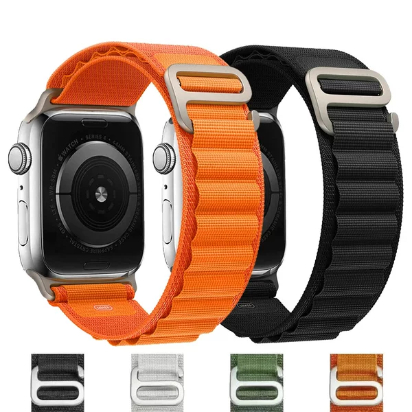 Suitable for Apple iwatch6789 generation ultra Mountain Loop nylon braided ultra mountain strap