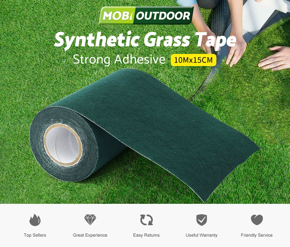 Производитель SOURCE FIERYRED 15 см x 10 м искусственная трава самоклеящаяся синтетическая газонная Соединительная лента для газона