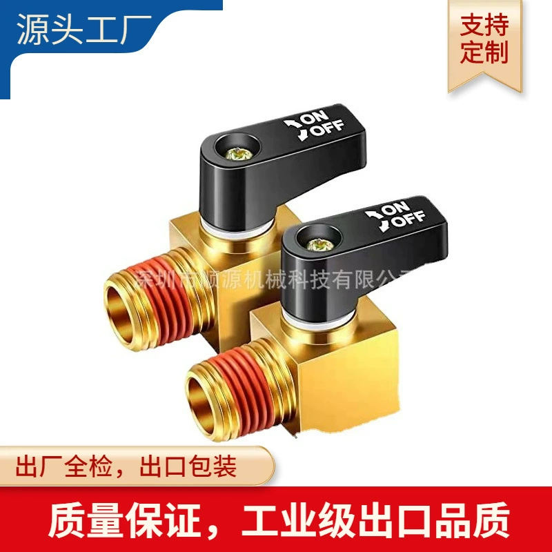 Однонаправленный промышленный поток воды американский стандарт Руководство 1/4NPT внешняя резьба полный медный поток мини микроклапан
