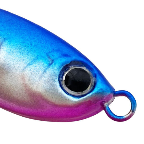 批发路亚铁板10g-60g多色远投铅鱼淡水海钓三本钩鱼饵仿真假饵