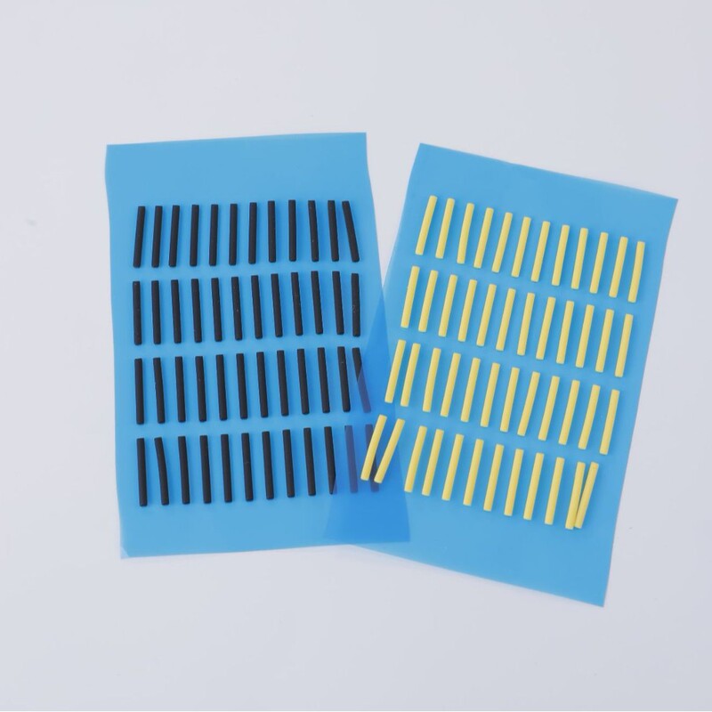 E-Sports Mechanical Keyboard Universal Anti-Slip Silicone Keyboard Foot Pads Self-Adhesive Shock-Absorbing and Silent 48 Pieces 16.8*1.8*1.1