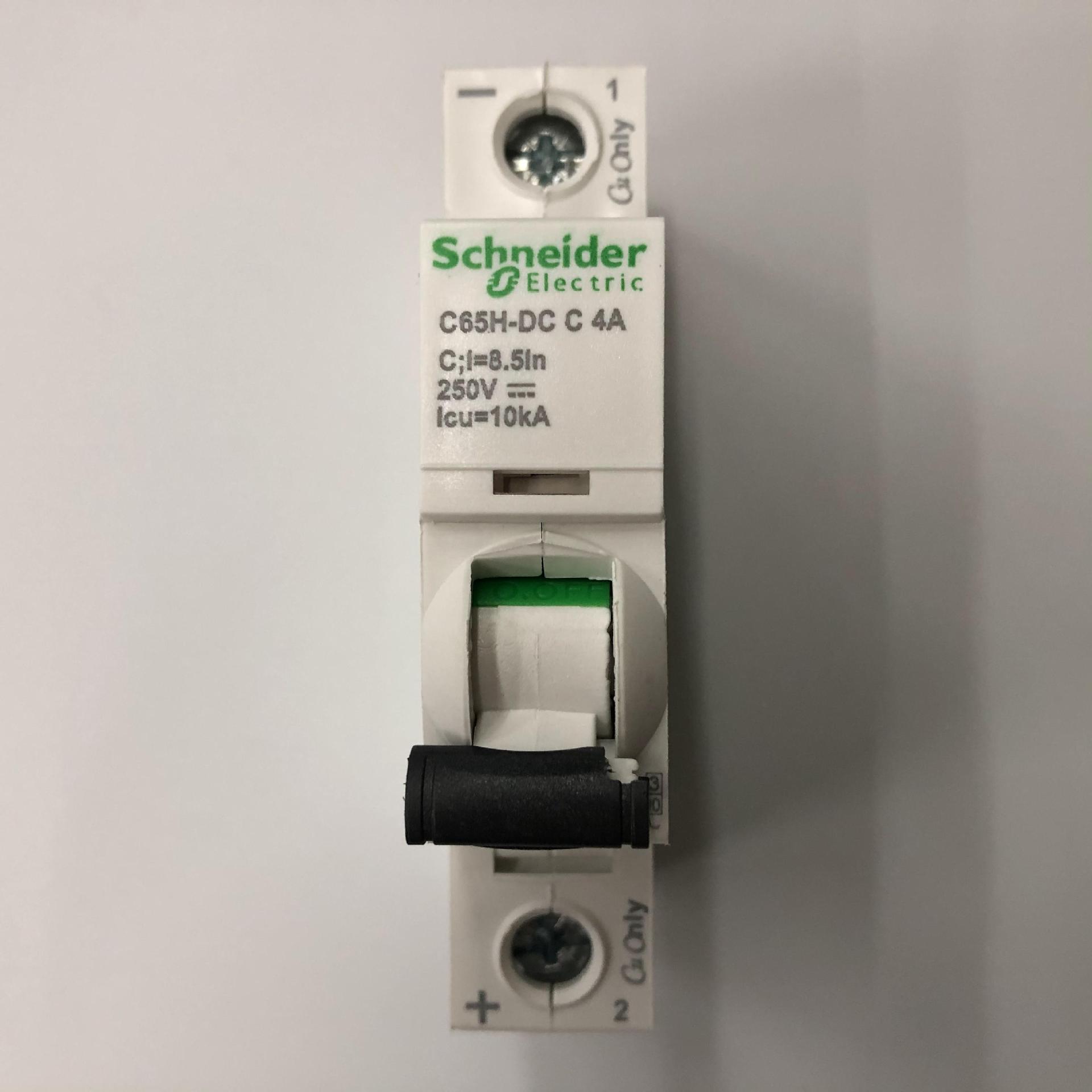 原装正品C65H-DC 1P C4A Schneider高分断直流空气开关小型断路器