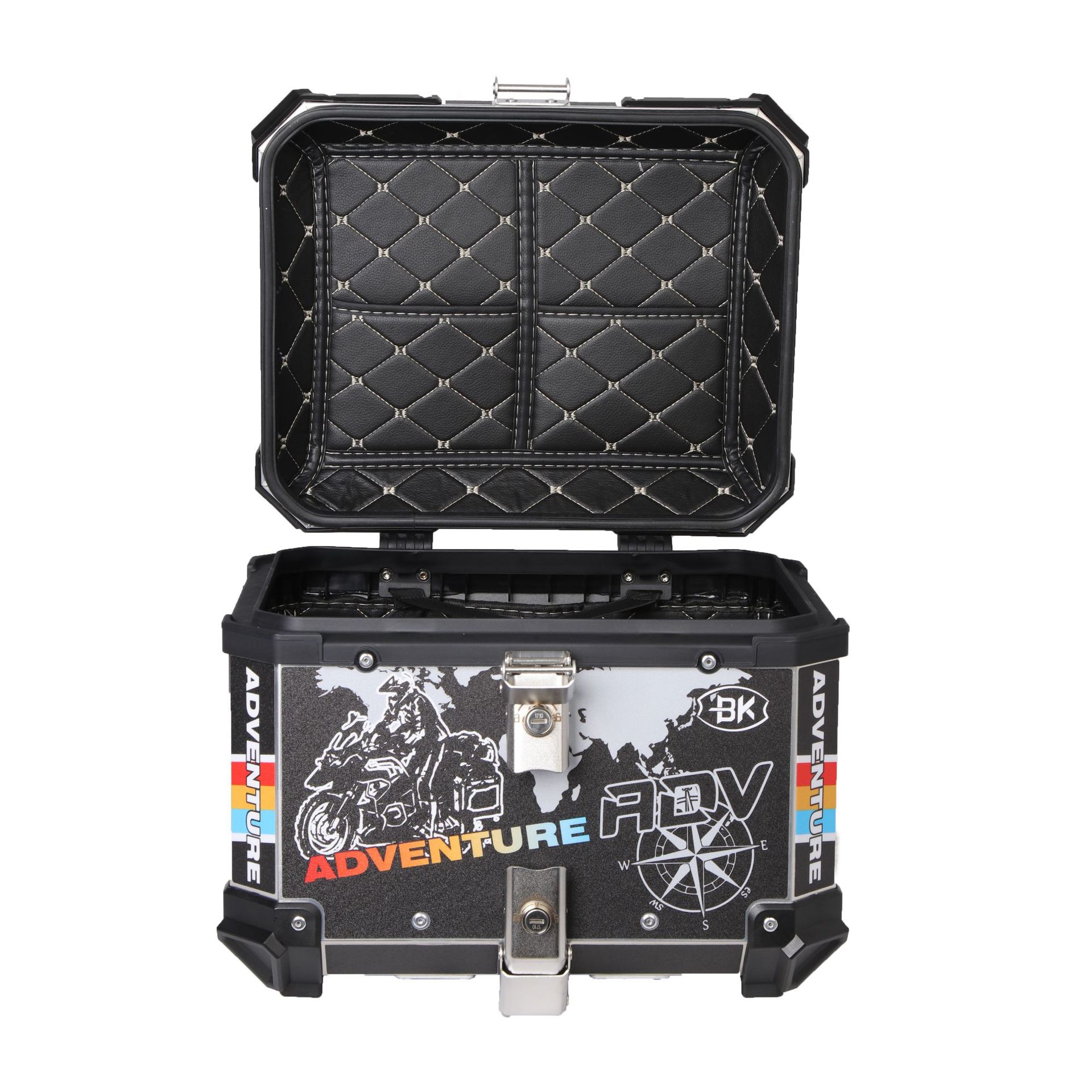 ADV Rider Chasing pegatinas de aluminio de motocicleta cajas traseras de gran capacidad scooter baúl de vehículos eléctricos