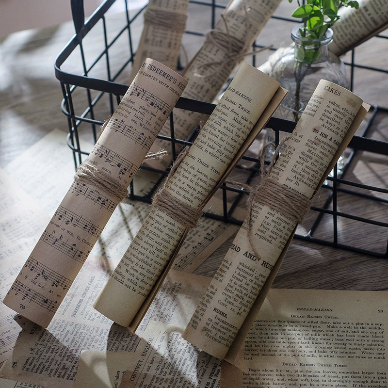 Ins Ретро английский Старая книга украшение страницы ручной счет материал образец украшения комнаты книга фотография Фон бумажный реквизит