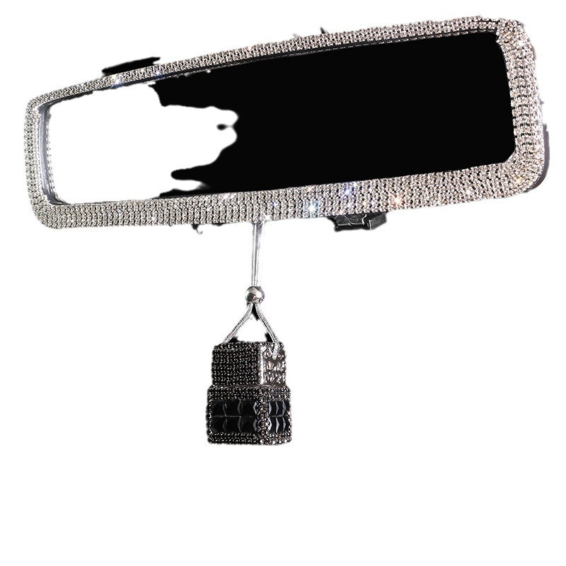 Piezas de taladro para coche, colgantes de perfume, diamantes para coche, botellas de perfume creativas, colgantes para coche, espejos retrovisores, colgantes para coche, botellas vacías