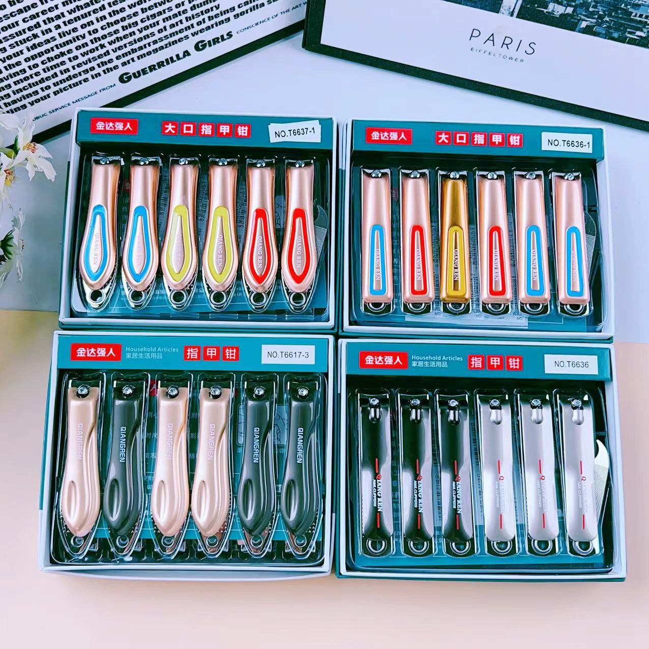 Authentic New Strongman T6637-1 Nail Clipper Large Household Sharp Carbon Steel Nail Clipper Super Supply Hard Nail