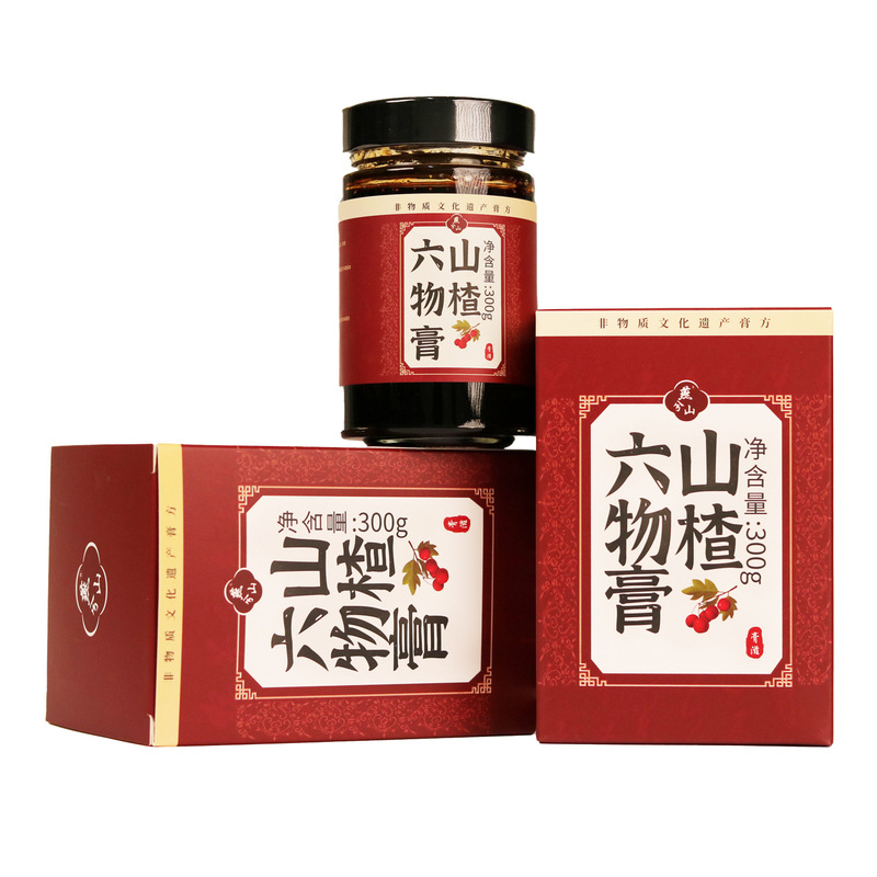 山楂六物膏现货批发定制儿童老人调理脾胃鸡内金茯苓山楂滋补膏类|undefined