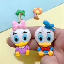 黛丝唐老鸭软胶配饰手机壳DIY水杯贴PVC冰箱贴洞洞鞋鞋扣服饰配件