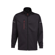 弹力工作服软壳领导三防防水行政办公室黑色立领可刺绣LOGO