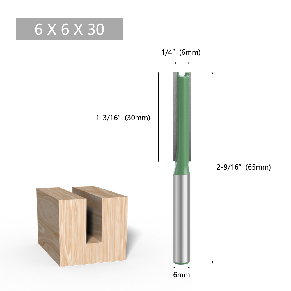 Juego de 6 Cuchillas Rectas de un Solo Filo y de Doble Filo para Máquina de Recorte, Cabezal de Corte de Acero de Tungsteno, Fresa para Máquina de Grabado, Broca para Router, Venta Directa de Fábrica