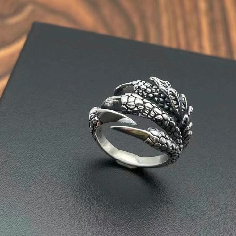 Fashionable trend ethnic creative retro ring