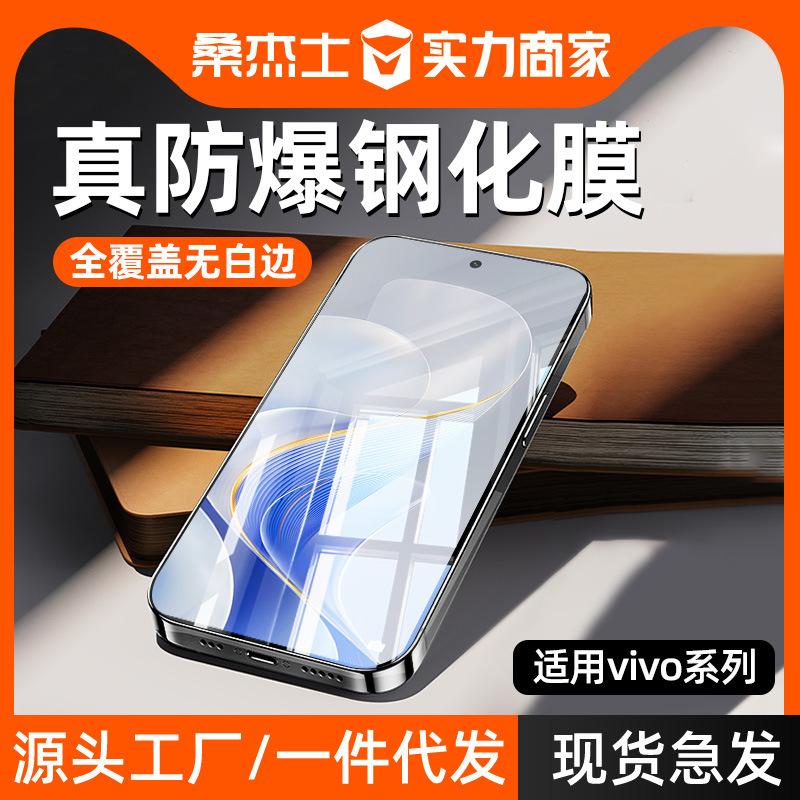 Sanjies Tempered Glass Screen Protector for Vivo S50, X200 Pro Mini Anti-Peep Phone X300 Protective Film X200S