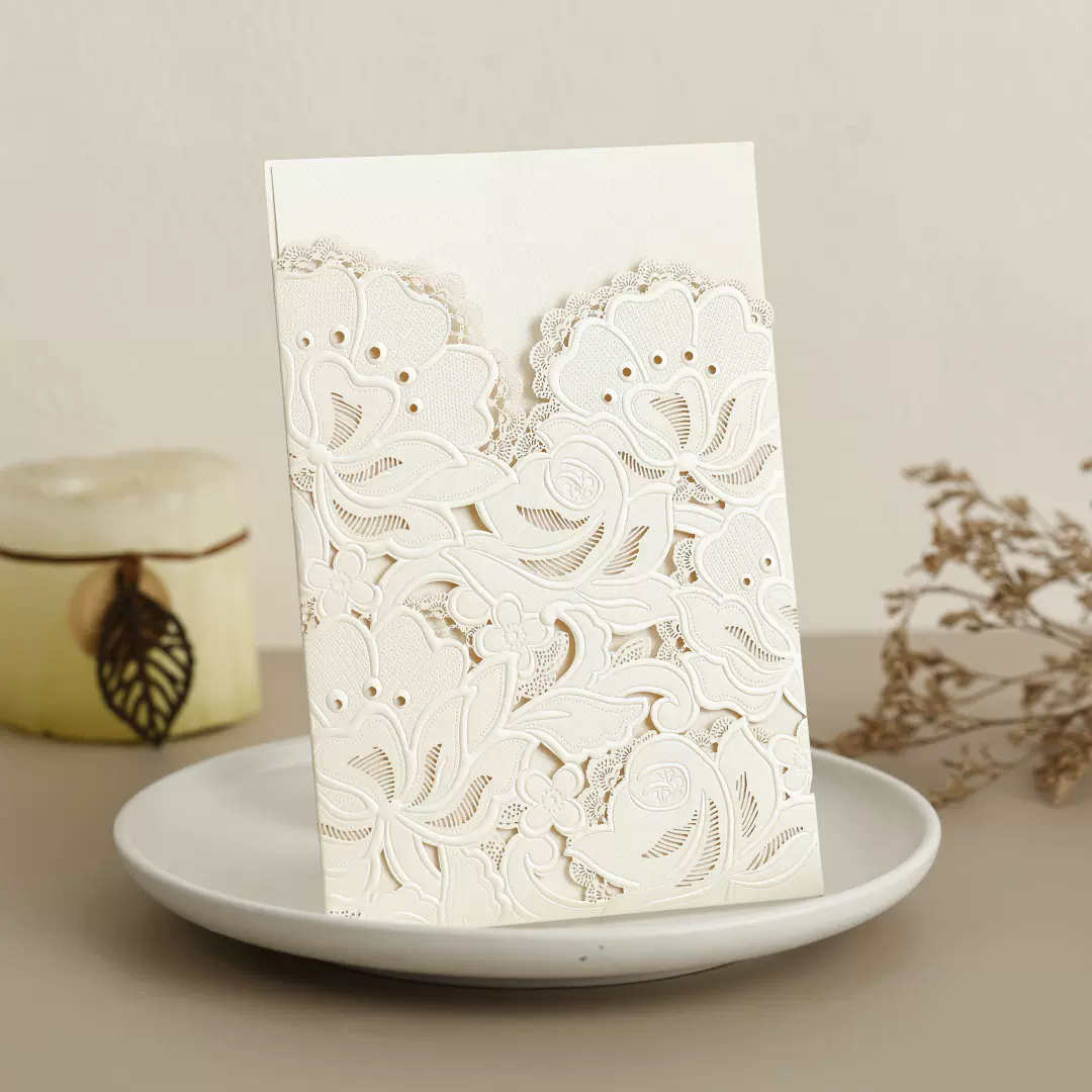 各种 欧式镭射 烫金  开会 聚会 婚礼无字彩色珠光请帖