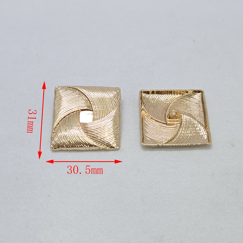 合金服装钮扣厂家直供高档时装服饰方形爱心异形不规则纽扣批发|undefined
