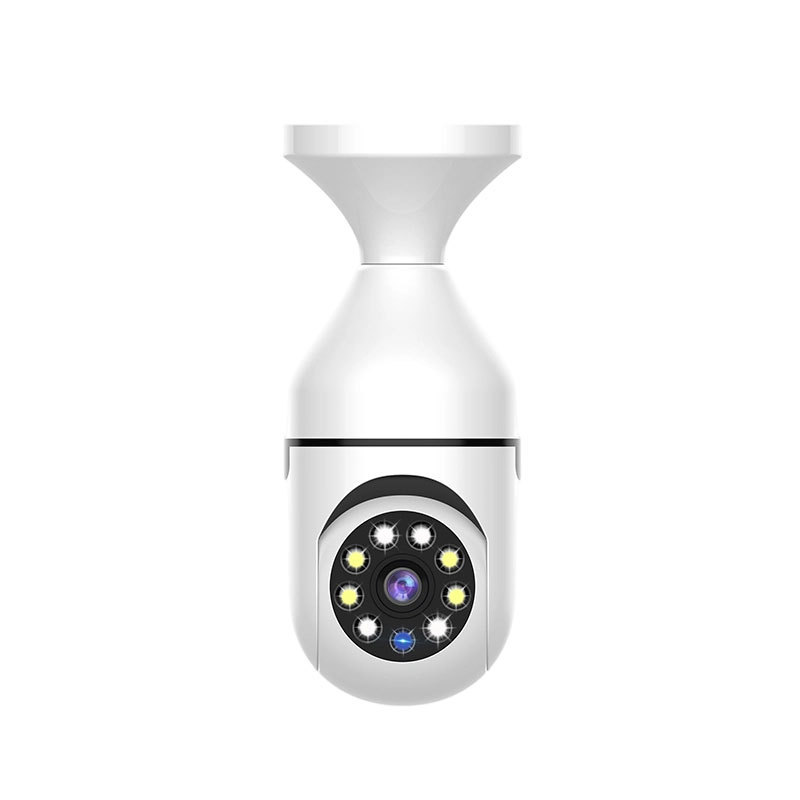 Fábrica de stock E27 lámpara de cámara de lámpara inalámbrica monitoreo WiFi teléfono móvil remoto 360 visión nocturna panorámica HD