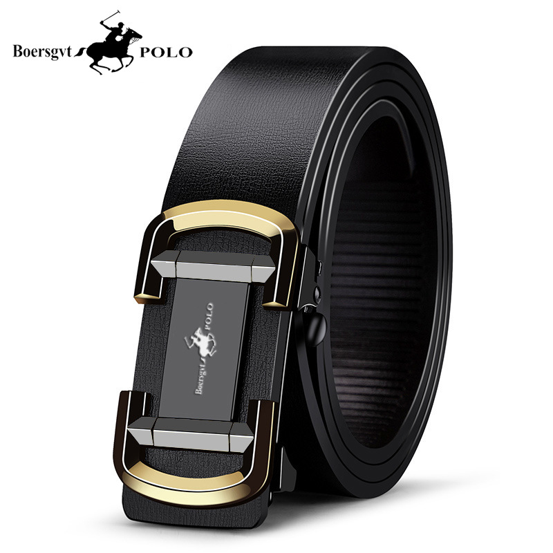 Authentic Paul men's belt automatic buckle new belt business comfortable versatile Korean style top-level pants belt