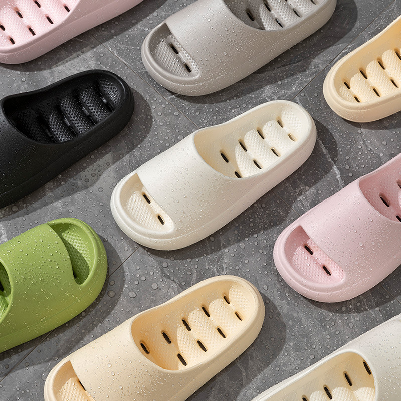 Hotel de verano antideslizante fugas de agua zapatillas de baño para hombres y mujeres Eva casa interior zapatillas de baño para parejas