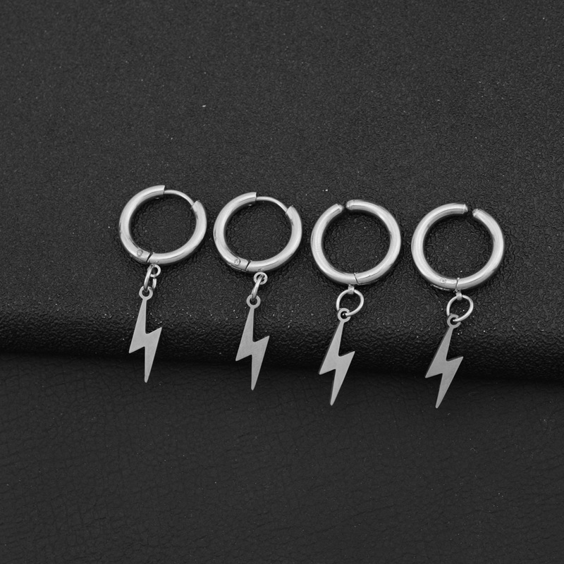 Minimalistične uhani strela za moške in ženske_voghion.com