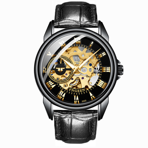 FNGEEN Men's and Women's Fully Automatic Mechanical Watch with Mesh Band – Fashionable Trendsetter Style, 2020 Export-Ready Watch Supply