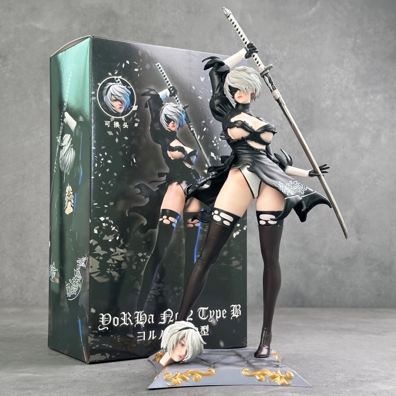 ハンターメカニカルエイジエンジェル 2B ミスゲーム女神双頭彫刻エンジェルニールモデル装飾品卸売|undefined