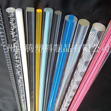 供应高透明棒 亚克力棒亚克力实心棒PMMA彩色棒 亚克力型材挤出棒