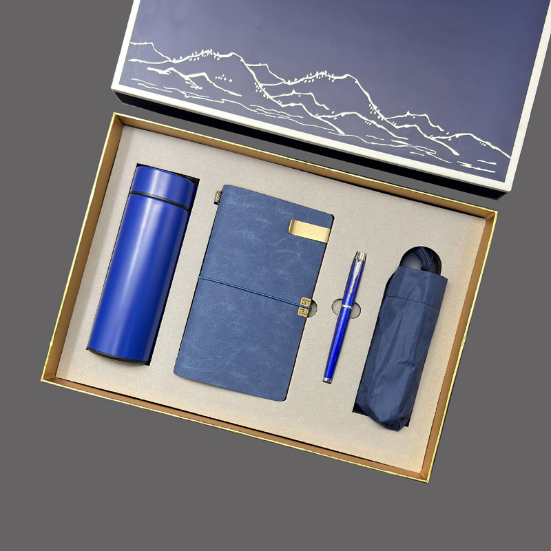 Graduation season gift set: unique, creative, practical notebook, bear bottle opener, refrigerator magnet, phone stand, business set