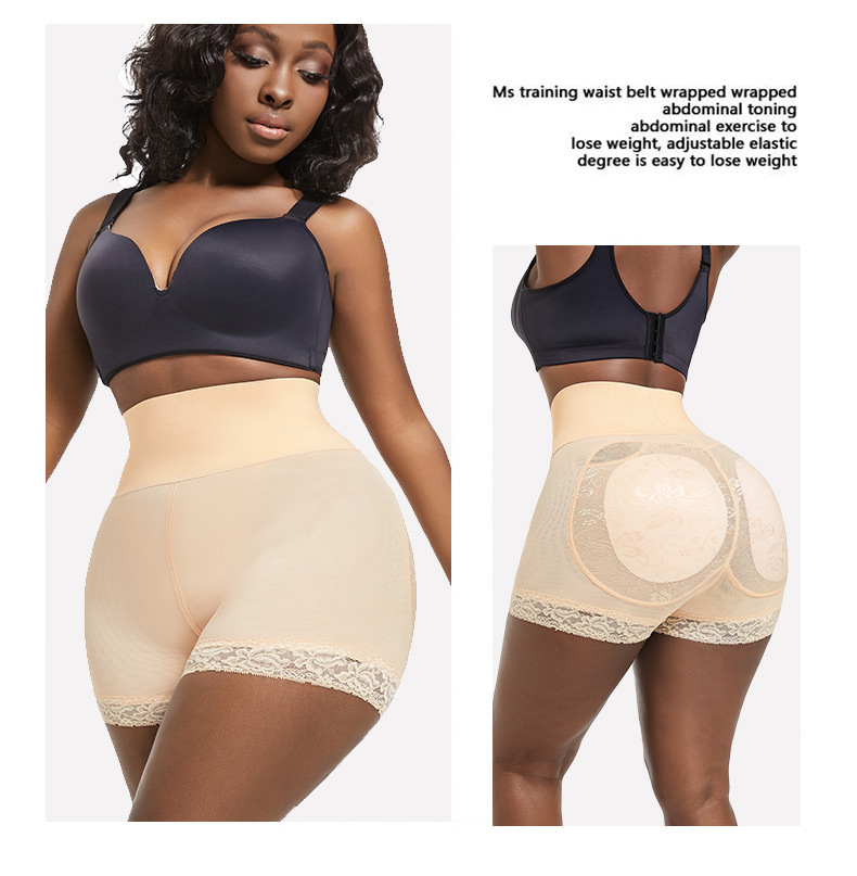 140g Weight Shaping pants Lingerie Type Shorts Pants Length Solid Color Stereotype Waist Support Seamless Shaping Pants