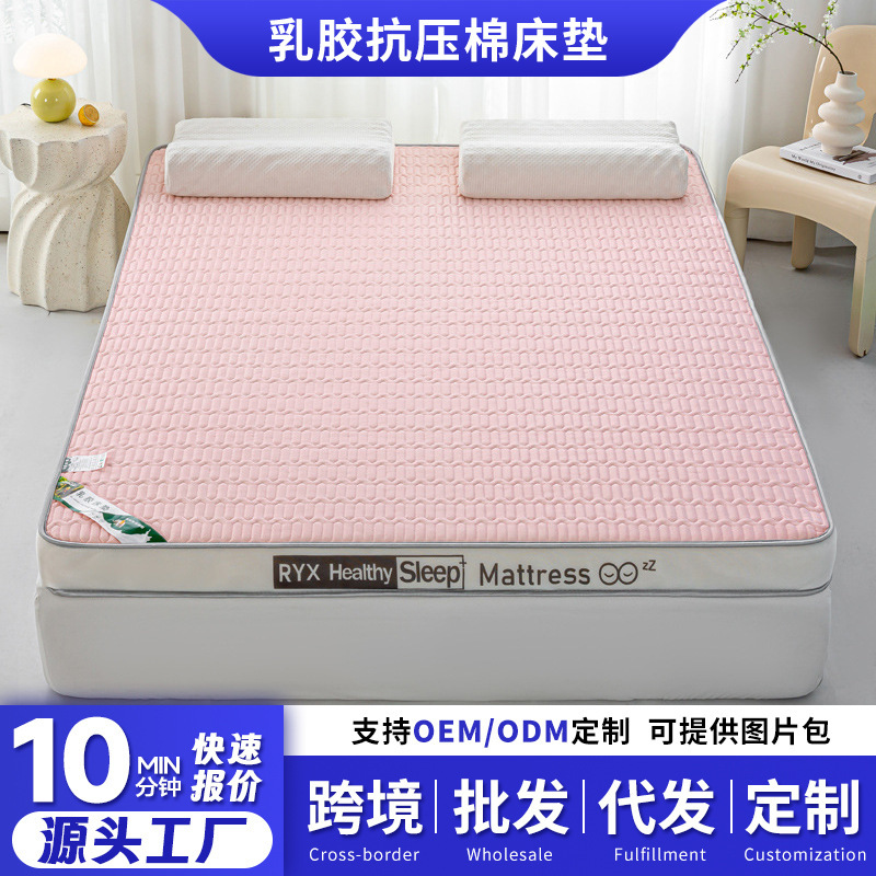New Anti-Pressure Cotton Mat Mattress Summer Student Dormitory Latex Mattress Floor Sleeping Mat Manufacturer Wholesale