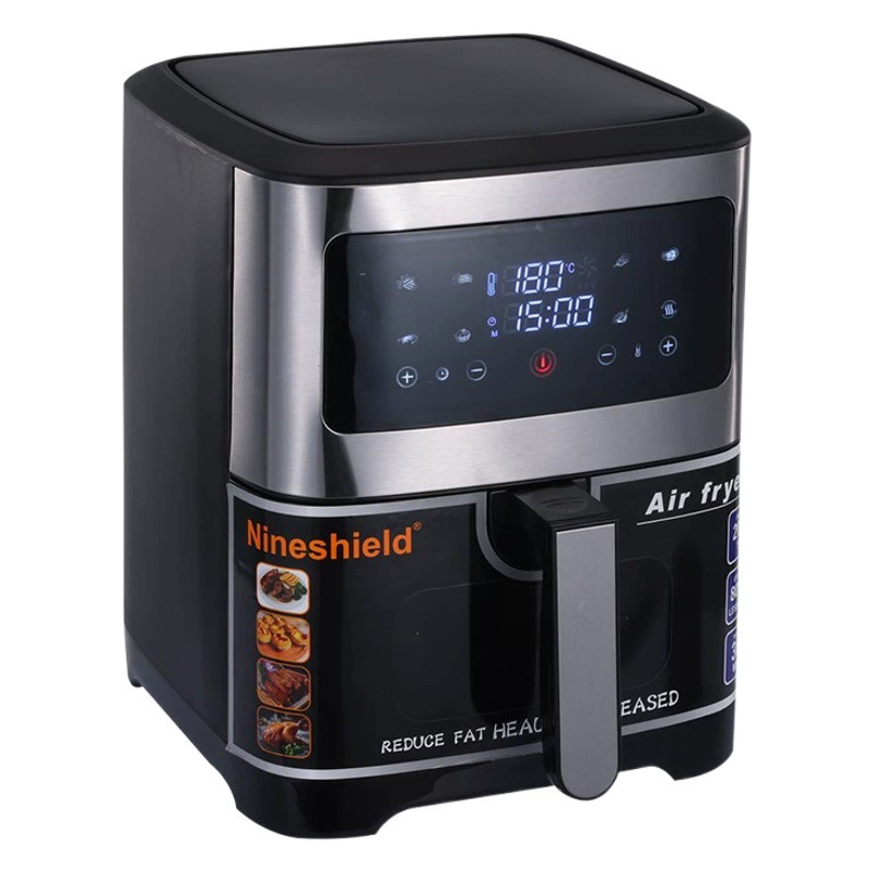 Бытовая воздушная фритюрница большой емкости интеллектуальная визуальная бытовая электрическая фритюрница из нержавеющей стали многофункциональная воздушная фритюрница