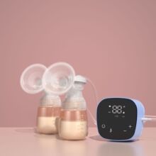 棣增跨境电动吸奶器双边吸乳挤奶器大吸力母乳催乳母婴用品集乳器