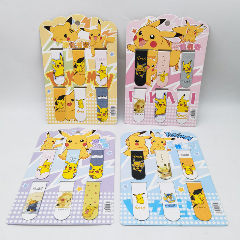 marcadores creativos colección completa de estudiantes de dibujos animados marcadores de barra magnéticos aficionados marcadores de libros