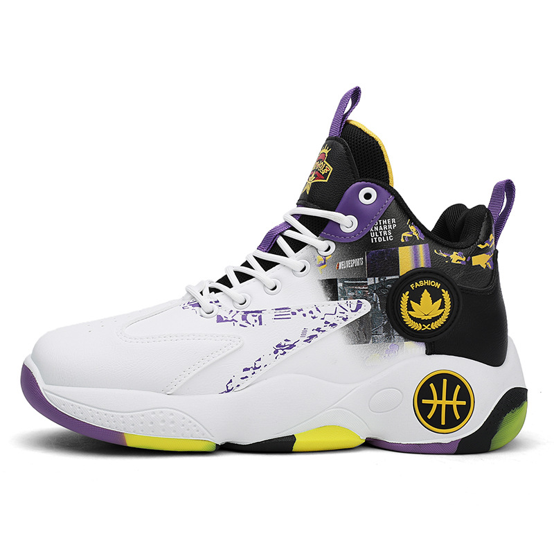 Baloncesto Zapatos de hombre primavera y verano nuevos zapatos deportivos de moda para hombres zapatos de fondo grueso para estudiantes deportivos zapatos casuales para jóvenes