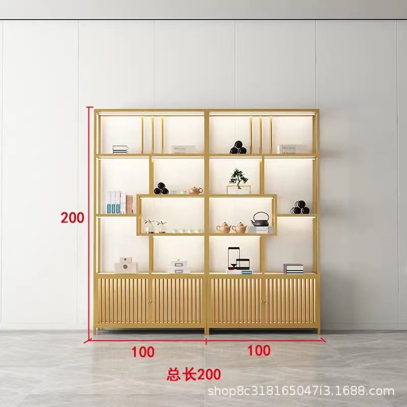 [골드] 조명포함 2개조합 200*30*200cm