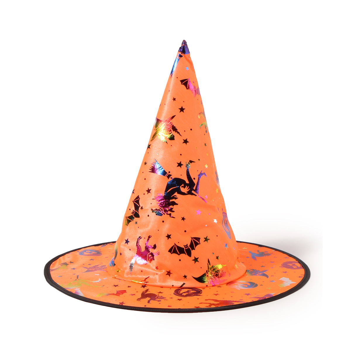 Cross-border Hot Sale Colorful Gold Halloween Hat Adult All-match Trend Party Hat Personality Fashion Wholesale Holiday Hat display picture 4