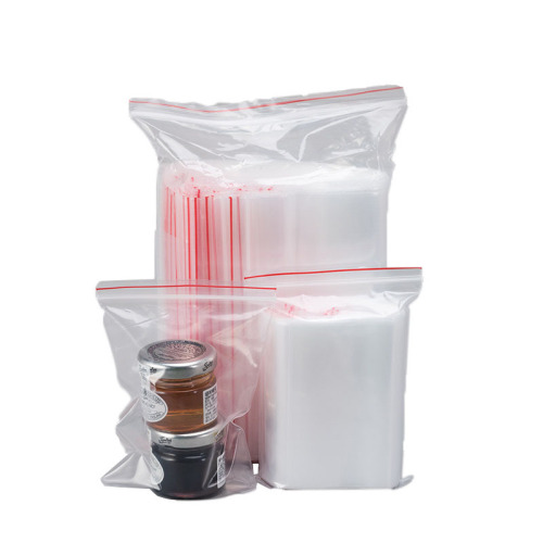 PE ziplock bag plastic packaging bag waterproof transparent seal bag clothing zipper bag seal bag printable