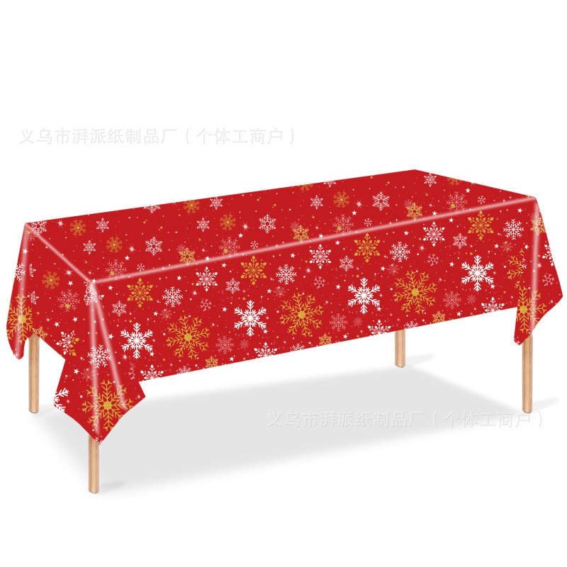 クロスボーダーホットセールクリスマスサンタクロース醜いセーターロリポップジンジャーブレッドマンテーマパーティー使い捨てテーブルクロス|undefined