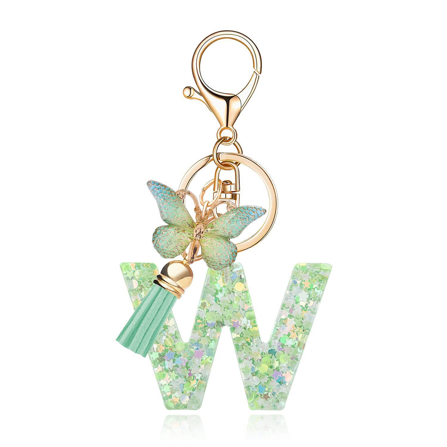 SKU-79-Green Butterfly Letter 