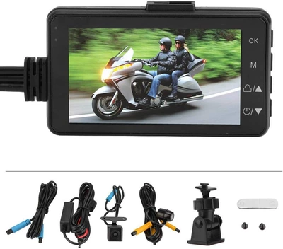 Motorcycle driving recorder — HD video locomotive - exclusively-for-cross-border-foreign-trade-no-memory-card-item-weight-and-size-see-details-a7-host-round-lens-square-lens