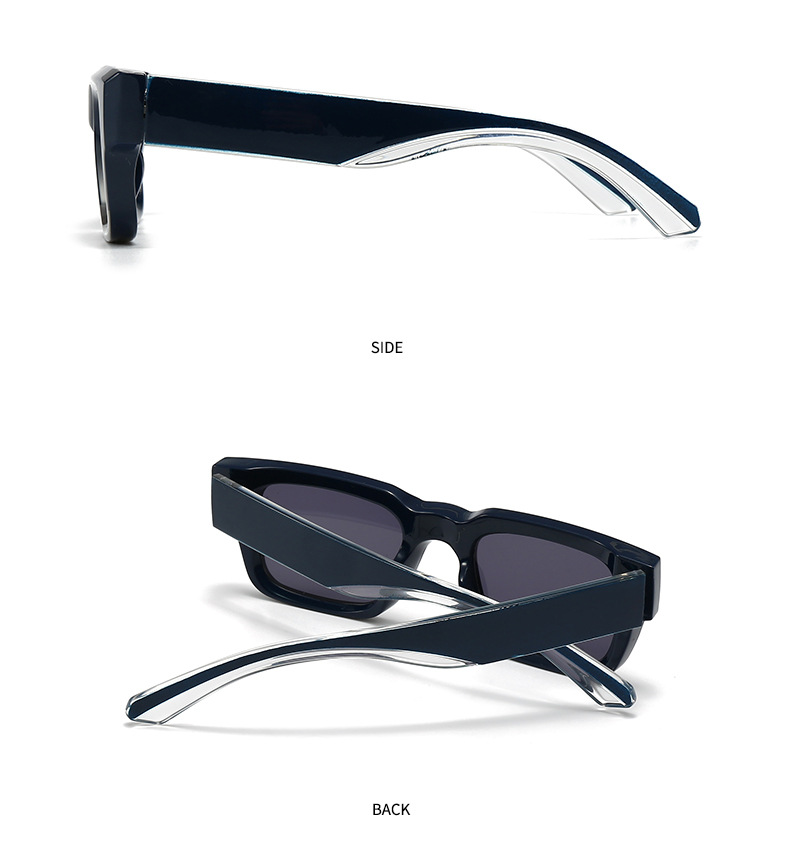 Gränsöverskridande fyrkantiga solglasögon för män moderna vintage Miami Beach UV400 solglasögon herrsolglasögon 3603_voghion.com