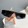 Sunglasses suitable for men and women, sports bodysuit, European style, punk style