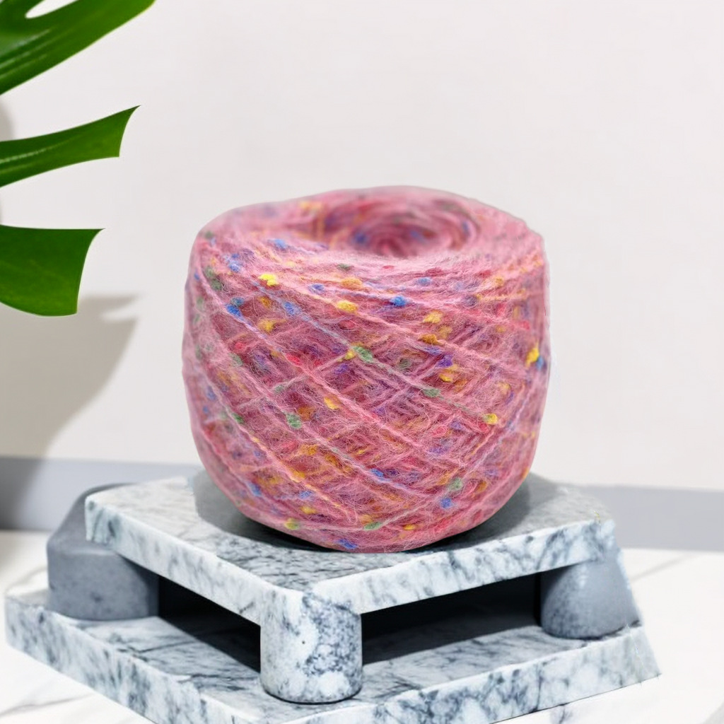 50克马卡龙混DIY材料钩织马海毛线团ins厂家编织跨境专供精纺