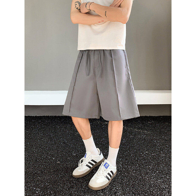 Black Shorts Men's Summer Outfit High-end Sense Pants American Bermuda Five-point Pants