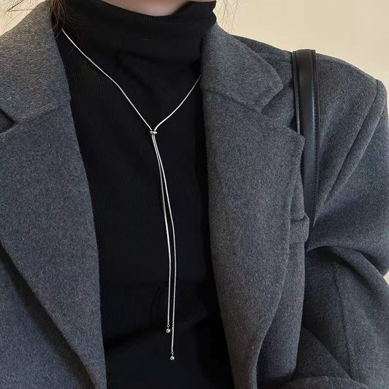 蝴蝶爱心项链女ins潮小众高级设计感百搭短款锁骨链新款颈链项饰|undefined